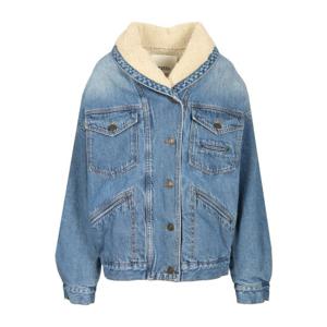 이자벨마랑 데님 인조 퍼 재킷 25AVE0525FA C3H01I 30BU
