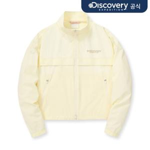 [디스커버리] 여성 우븐 쿨터치 하이넥 트레이닝 자켓 (L/CREAM) DWTR91043-CRL