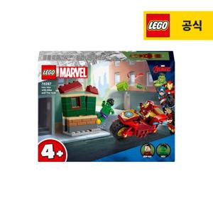 레고 슈퍼히어로 76287 마블 바이크를 탄 아이언맨과 헐크 [레고