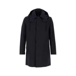 매킨토시 남성 네이비 Cambridge 면 패딩 코트 MO6763 NAVY