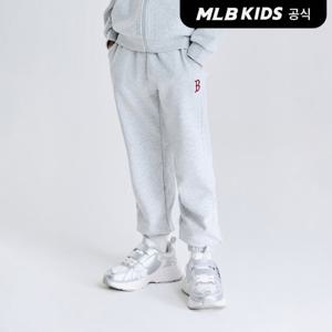 [택가59,000원][MLB키즈]베이직 스몰로고 조거팬츠 BOS (L.Melange Grey)7APTB0151-43MGL