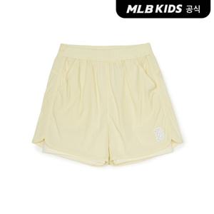 [MLB키즈 공식] 25SS 걸스 스포티브 스트레치 우븐 반바지 BOS (L.Beige) 7FSMB1053-43NBL