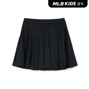 [택가 69,000원][MLB키즈 공식] 25SS 베이직 스포티브 저지 플레어 스커트 MLB (Black) 7FSKB0453-00BKS