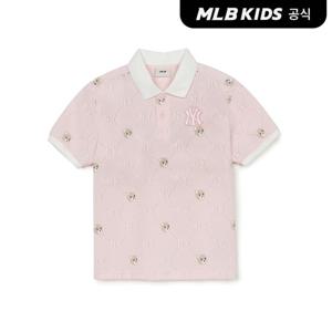 [MLB키즈 공식] 25SS 모노베어 카라티 NY (L.Pink) 7APQC0153-50PKL