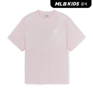 [MLB키즈 공식] 스포티브 베이직 스몰로고 썸머 티셔츠 NY (L.Pink) 7ATSB3353-50PKL