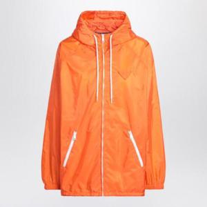 PRADA 가벼운 Re-Nylon 소재의 오렌지색 레인코트 292276OOO1WQ9QPRADA-F0049