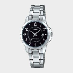 CASIO 카시오 LTP-V004D-1B 여성 메탈밴드 심플 손목시계