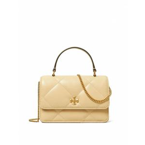 [TORY BURCH] 여성 토트 가방 Kira 다이아몬드 퀼트 미니 탑 핸들 158326700 화이트 /8