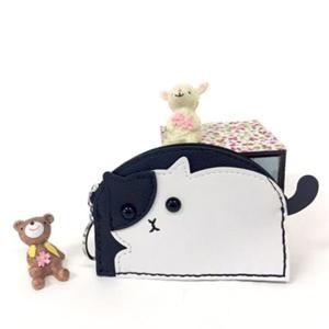 [오너클랜]인기상품 점박이고양이 가죽동전지갑 만들기 [W4E3052