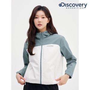 디스커버리 (DWWJ3D051_WHS) 여성 컬러블럭 고어 윈드스토퍼 자켓 DXNW