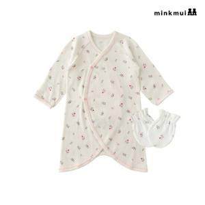 [밍크뮤]IV 봉봉아일렛배내가운.손싸개SET 35A70-001-02.00810 [백일/돌/출산선물]