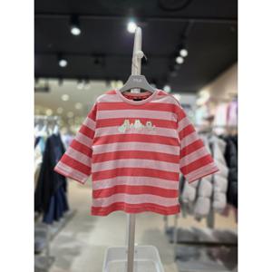 [휠라키즈] 토들러 스트라이프 7부 티셔츠 FK2RLG1401X PRD