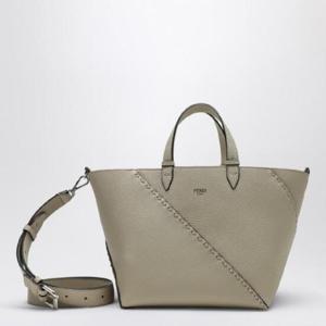 FENDI Ivory Diagonal Shopping Small Selleria Bag 7VA656AU4DQFENDI-F1RYU
