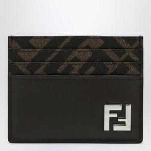 FENDI Squared FF brown card holder 7M0164AFF2QFENDI-F1Q1C