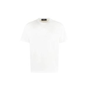디스퀘어드2 반팔 티셔츠 S75FZ0037STN837 100 White WHITE