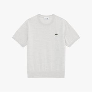 라코스테 공식 여성 소프트 울 반팔 스웨터 AF101E-55N XFJ
