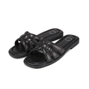 [바바라]바바라 양가죽 여성슬라이드 2cm_BBH368