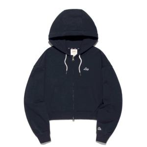 LEE W 유니온 로고 크롭 후드 집업 B1 LE2501HZ60 NA OT WH