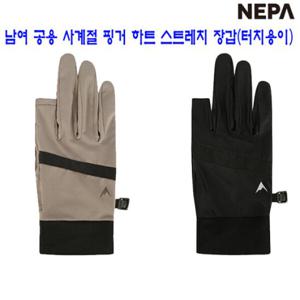 [네파][장갑 등산용품](7JC8102)_공용 사계절 핑거 하트 스트레치 장갑(터치용이)