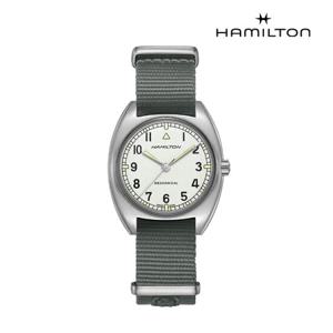 [해밀턴]H76419951 카키 에비에이션 파일럿 파이오니어 36mmx33mm 그레이 남성 시계