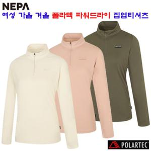 [네파][티셔츠 여성티셔츠](7J65401) 여성 가을겨울 폴라텍 파워드라이 집업티셔츠