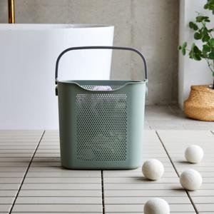 [모던하우스] 핸들이 있어 이동이 편한 빨래바구니 그린