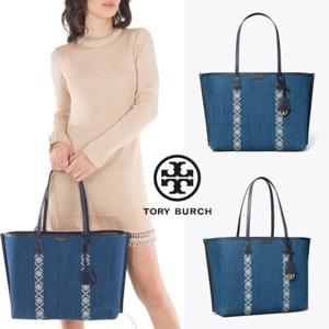 토리버치 Tory Burch 159268 여자 가방 PERRY 데님 토트백