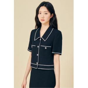 [제이제이 지고트]컬러 라인 크롭 재킷(GP5M0JK961)
