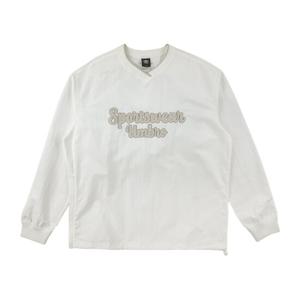 엄브로 레터링 브이넥 피스테 UP121CWT30