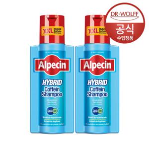 알페신 하이브리드 카페인 샴푸 375ml (건성 두피용) X 2