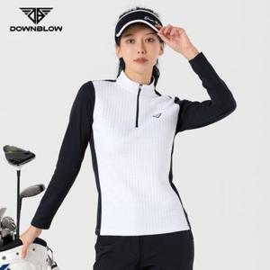다운블로우 DBFWLW-2300W FW여자골프웨어반집업티셔츠 여성상의 여자상의 여자티셔츠 기능성티셔츠 골프웨어