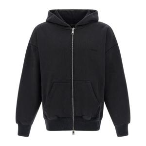 퍼플 브랜드 헤비 코튼 집업 후드티 P460BFWB724 BLACK