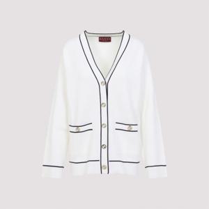 구찌 가디건 811946 XKEHH 9034 WHITE BLUE