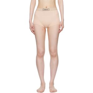 25 SS 베르사체 여성 베이지 90s 빈티지 보이쇼츠 242653F072004