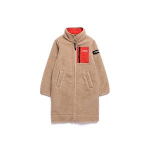 [내셔널지오그래픽 키즈] N193KFT950 롱 플리스 집업 BEIGE
