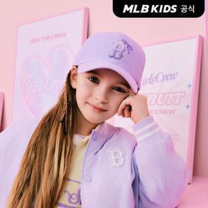 [MLB키즈 공식] 25N 스트릿 여아 피그먼트 스톤 볼캡 BOS (L.Lavender) 7FCP44V5N-43LDL