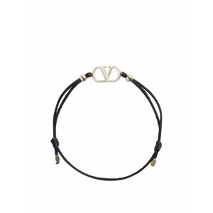 [VALENTINO] 남성 팔찌 Brangles 브이 로고 시그니처 코튼 J0S67KRE0NO 블랙 /8