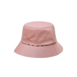 닥스 여성 25SS 핑크 라인배색 로고 자수 면 버킷햇 DLHE5B105P2