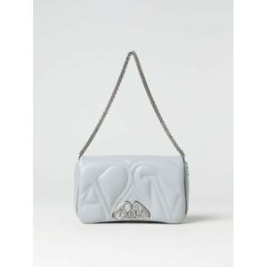 [ALEXANDER MCQUEEN] 여성 숄더 백 씰 인 레더 위드 퀼티드 모노그램 7573751BLE2 4934 아이스 /6