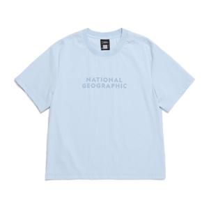 내셔널지오그래픽 N252WTS971 여성 프로즌큐브 반팔티셔츠 L/BLUE