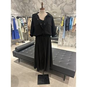 보브 VOV 셔츠 레이어드 롱 원피스 (7155337001)