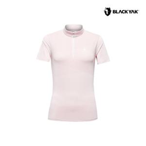 블랙야크 여성 냉감소재 집업 반팔티셔츠 M엘리아이스집업티S2 1BYTSM4525