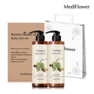 [메디플라워]보니타 가든 바디케어 2종 선물세트 (클레저 토레야+로션 토레야)+쇼핑백