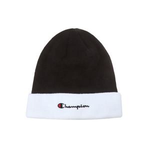 [챔피온]Champion 블랙 스크립트 로고 Cuff 비니 CKHE2F401BK