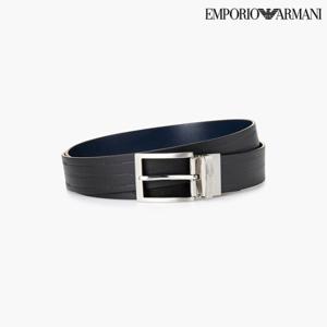 [엠포리오 아르마니]남성 디보싱 로고 라인 레더 벨트(A515133003)