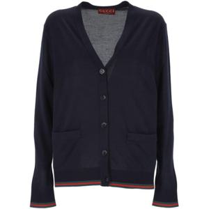 구찌 가디건 818588XKENL4027 Blue navy