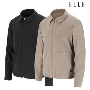 [엘르골프]가슴포켓 포인트 셔츠옷깃 점퍼 (남) 6L31301