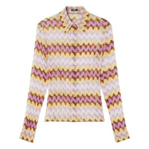 베르사체 Wave Crepe Shirt 10195451A14313 TP720252341