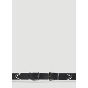 25 SS 돌체앤가바나 남성 더블 버클 가죽 벨트 dol0154012blk
