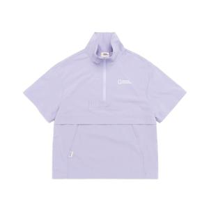 내셔널지오그래픽 키즈 K232UFT860 반팔 카라 반집업 LAVENDER